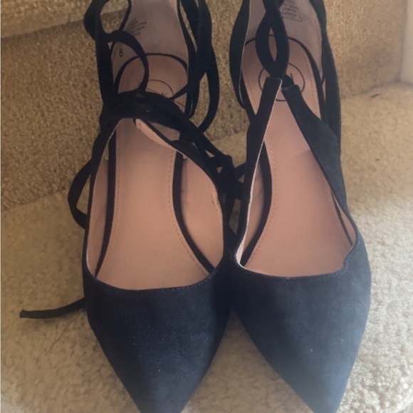 Zu Womens Wrap heals size 8- Colour black - Picture 2 of 5